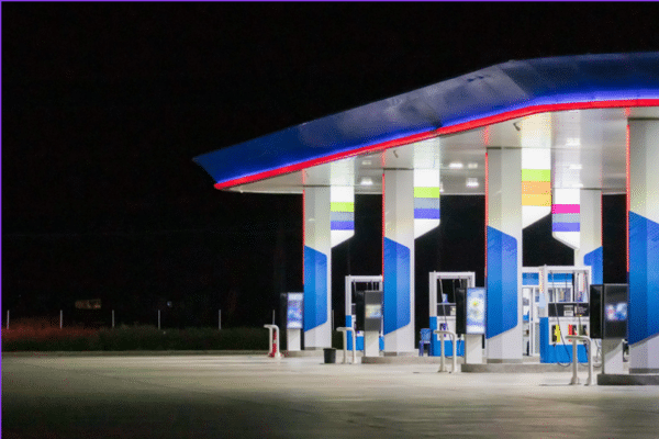 Gas Station Light Signs