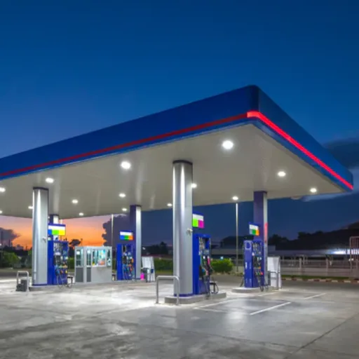 Key Features of Gas Station Canopy Lighting