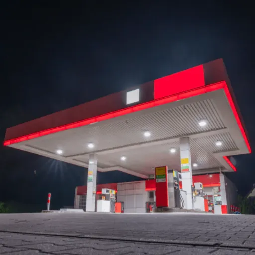 Types of Lighting Fixtures for Gas Stations