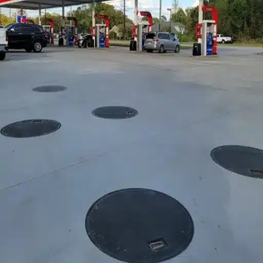 What Is a Manhole Well in a Gas Station_