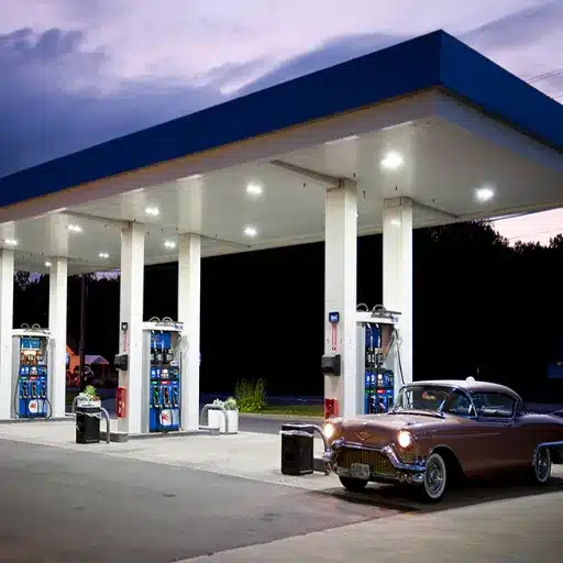 Gas Station Canopy Lighting_ Complete LED Solutions Guide 2025
