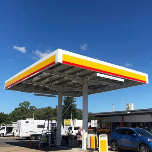 Types of Gas Station Canopy Designs